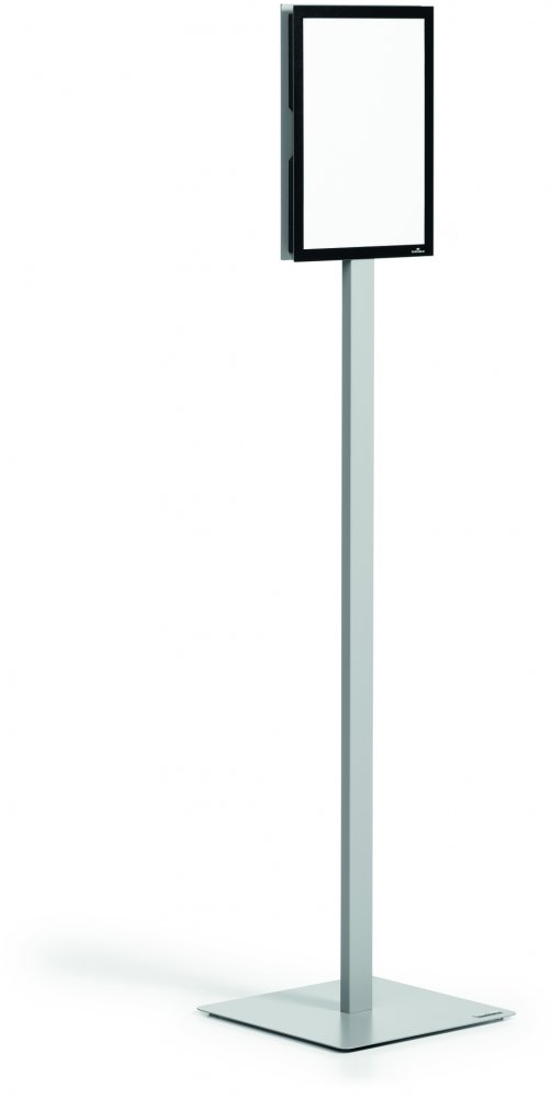 Tablica informacyjna Durable Info Stand Basic, podłogowa, A4, szary