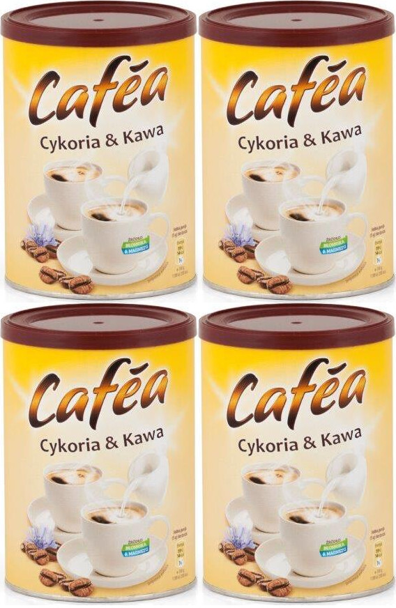 4x Kawa rozpuszczalna Caféa, z cykorią, 100g