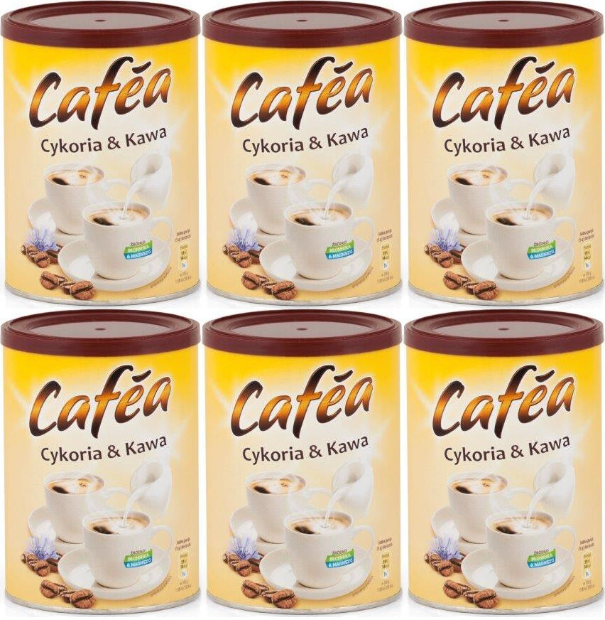 6x Kawa rozpuszczalna Caféa, z cykorią, 100g
