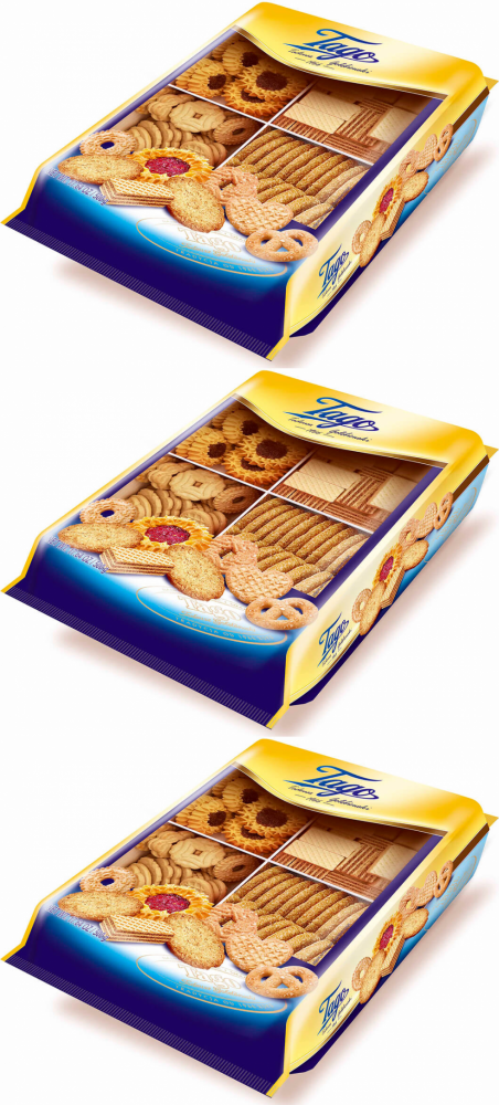 3x Ciastka Tago Mix Ciasteczkowy, 500g