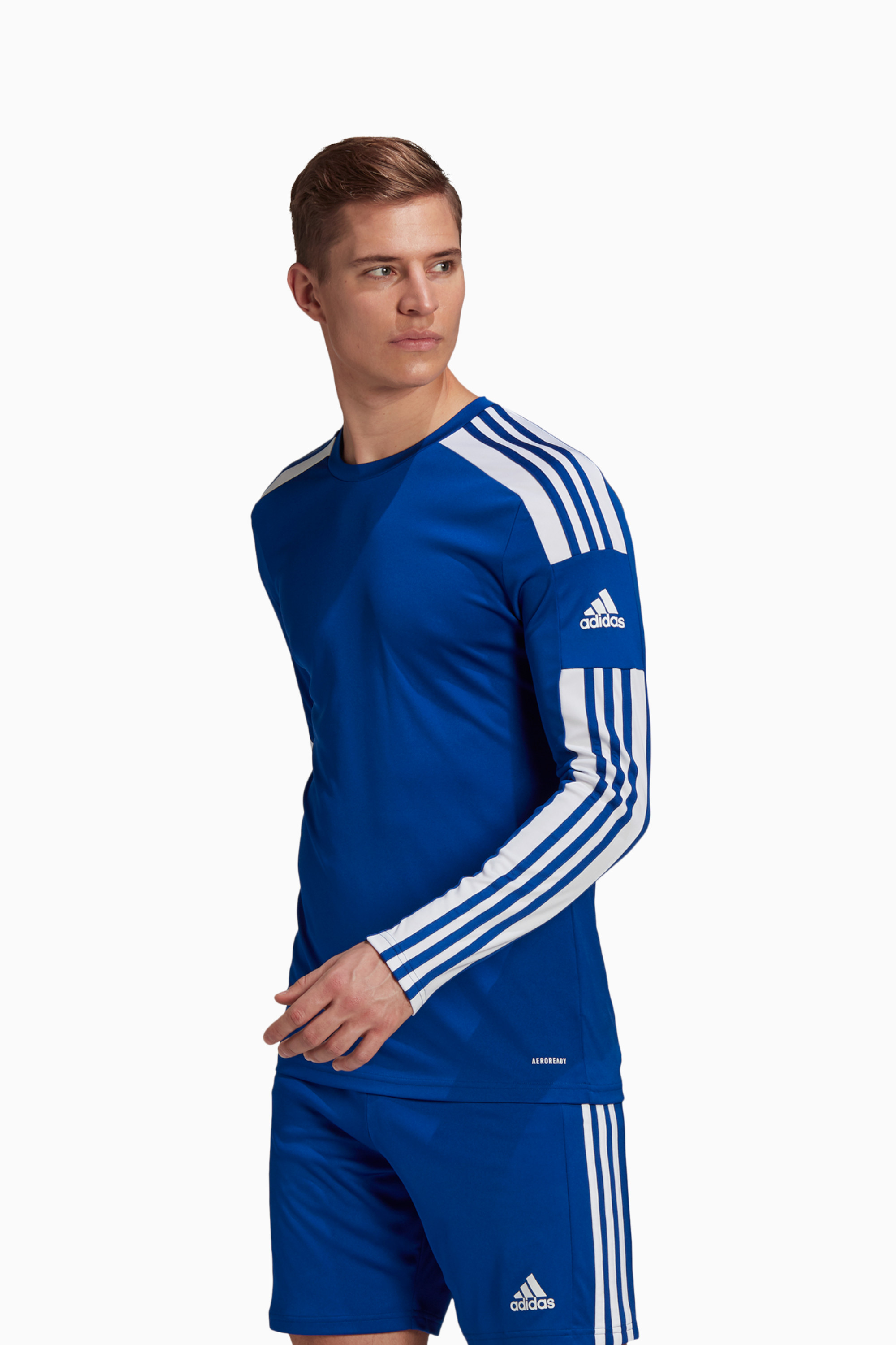 Koszulka z długim rękawem adidas Squadra 21 - Niebieski