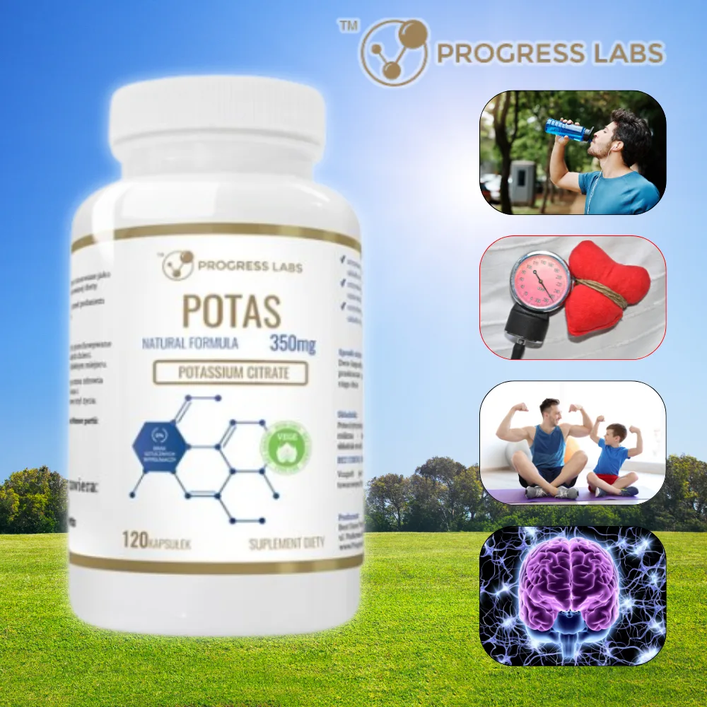 Potas 350mg 120kaps. Progress Labs