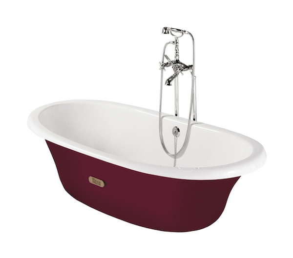 Roca Newcast Classic wanna wolnostojąca 170x85 cm biały/czerwony A233650003