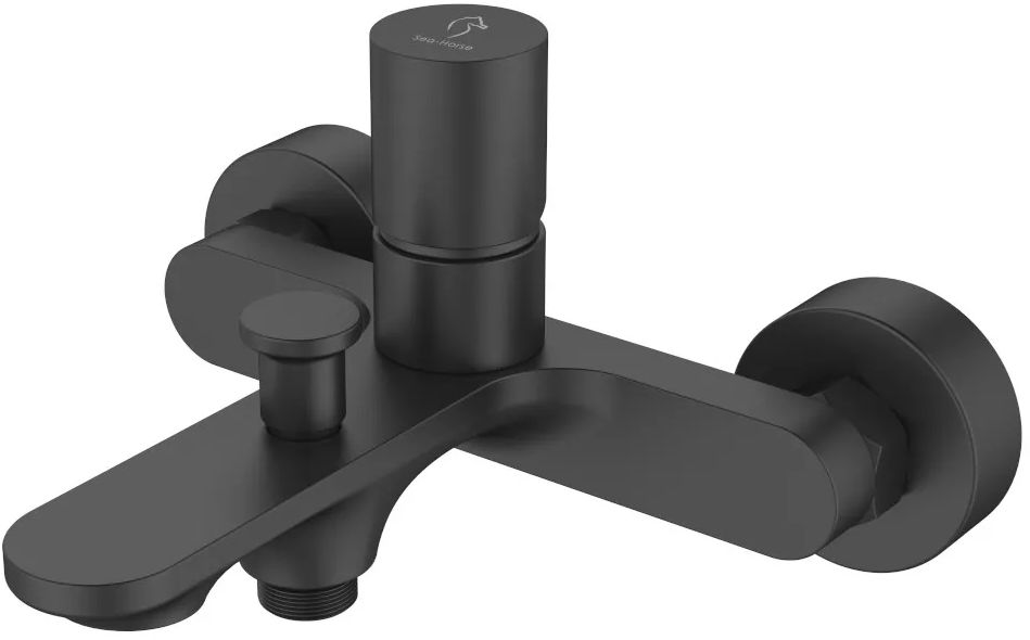 Sea-Horse Bluo Black bateria wannowo-prysznicowa ścienna czarny mat BJV203B