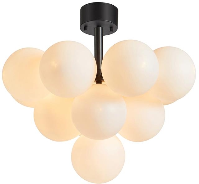 Markslöjd Merlot lampa podsufitowa 13x20W czarny/biały 107913