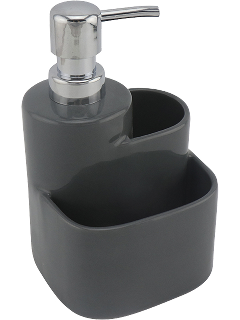 Kuchinox Abby dozownik do płynu 330 ml stojący ciemnoszary AMP001M - Wysyłka w 24h