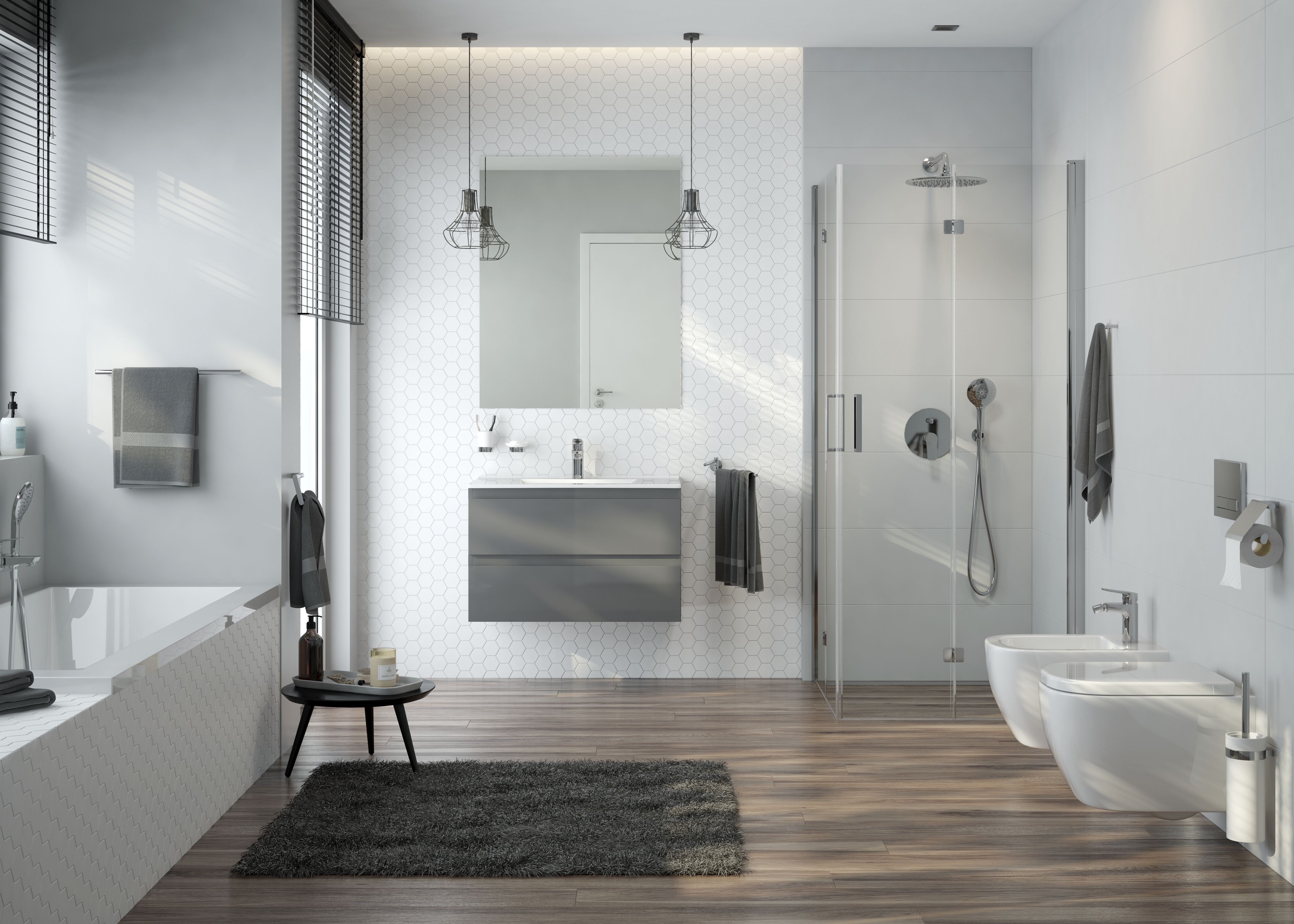Oltens Vernal bidet wiszący z powłoką SmartClean biały 46502000 - Wysyłka w 24h