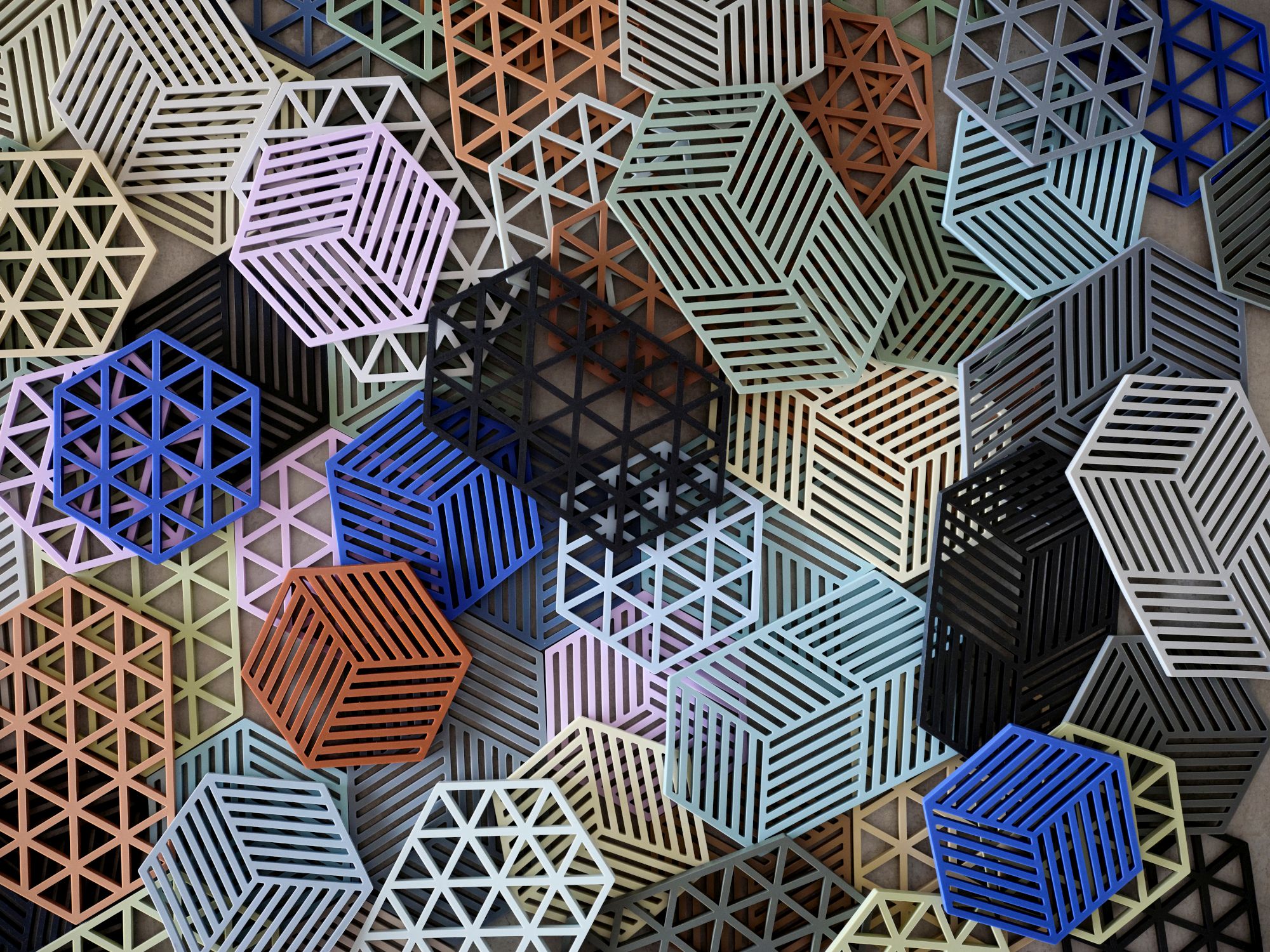 Zone Denmark Hexagon podstawka kuchenna zielona 31599