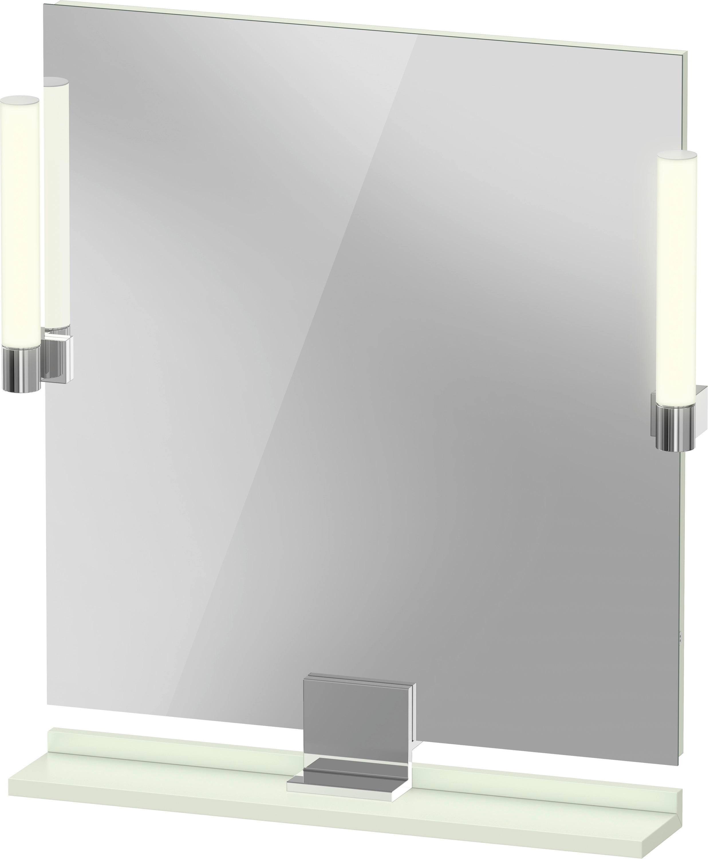 Duravit Sivida lustro 65x65 cm kwadratowe z oświetleniem chrom-zielony SV7421010HH0000