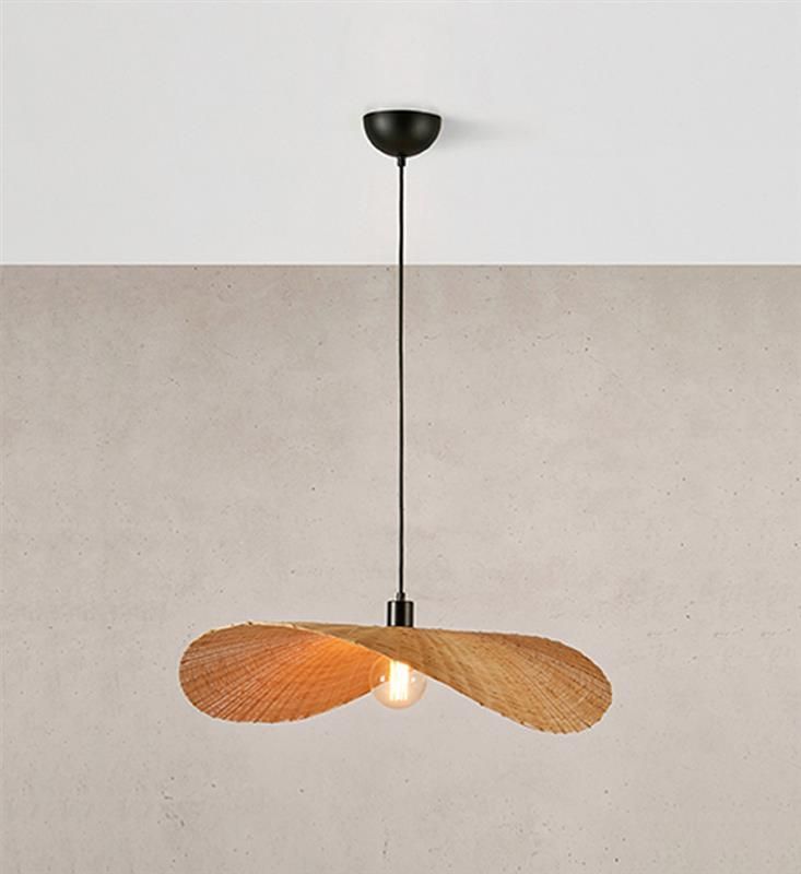 Markslöjd Rayo lampa wisząca 1x40 W bambus 108677