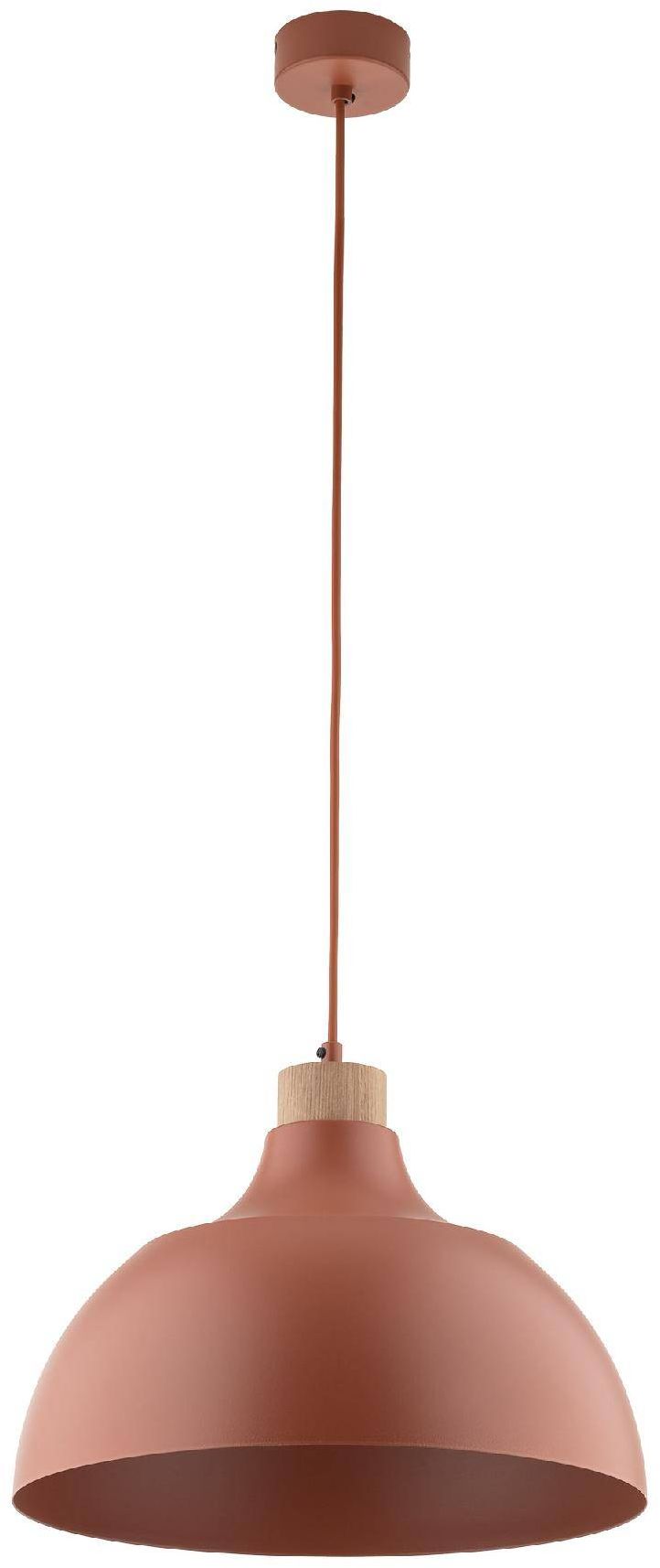 TK Lighting Cap lampa wisząca 1x15 W czerwona 6927