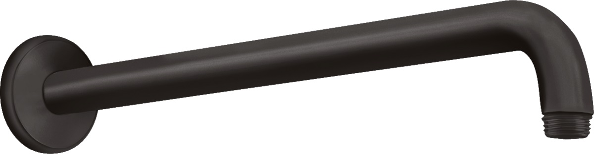 Hansgrohe ramię prysznicowe 38,9 cm ścienne czarny mat 27413670 - Wysyłka w 24h