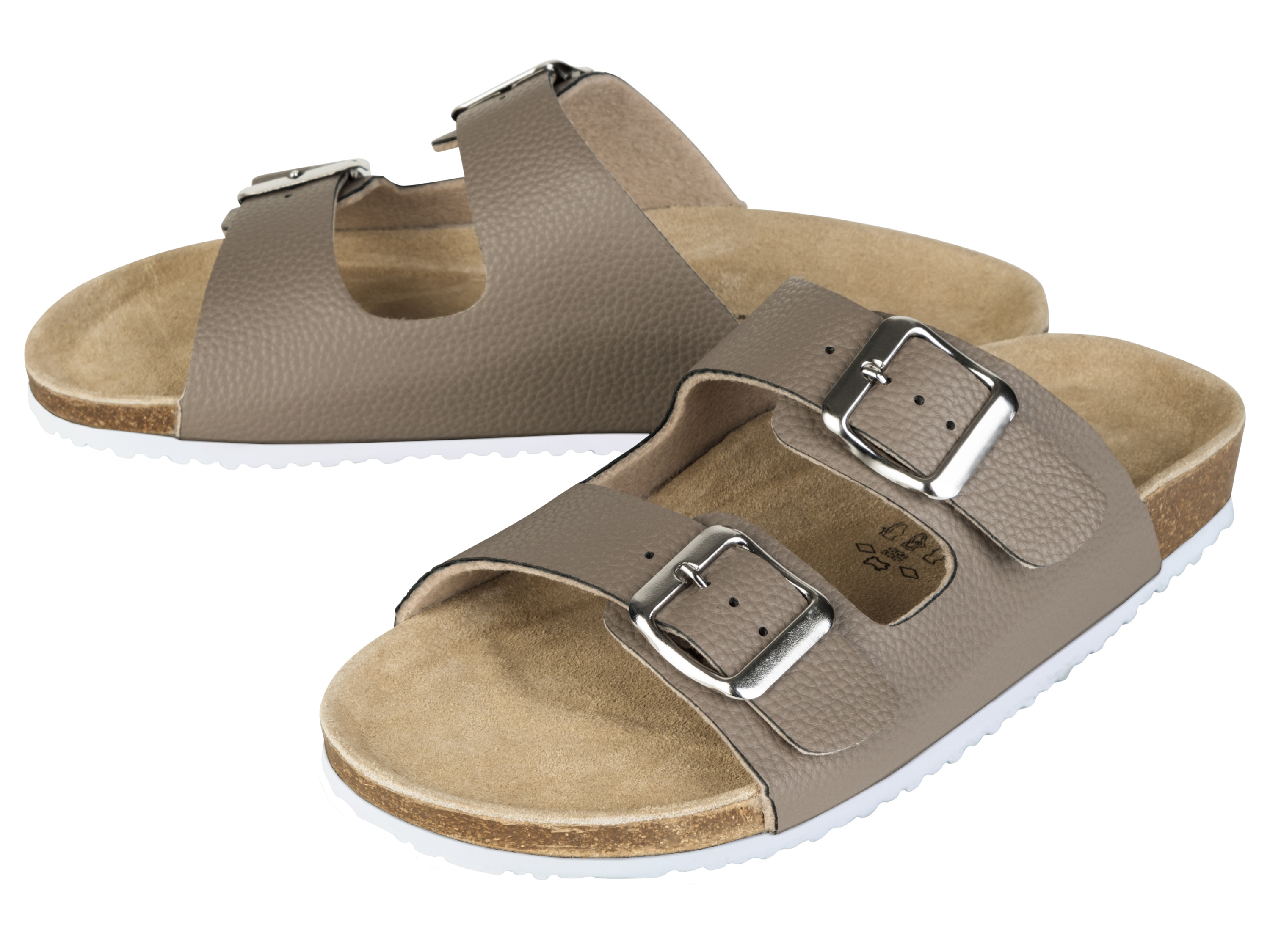 esmara Klapki damskie Taupe, 36