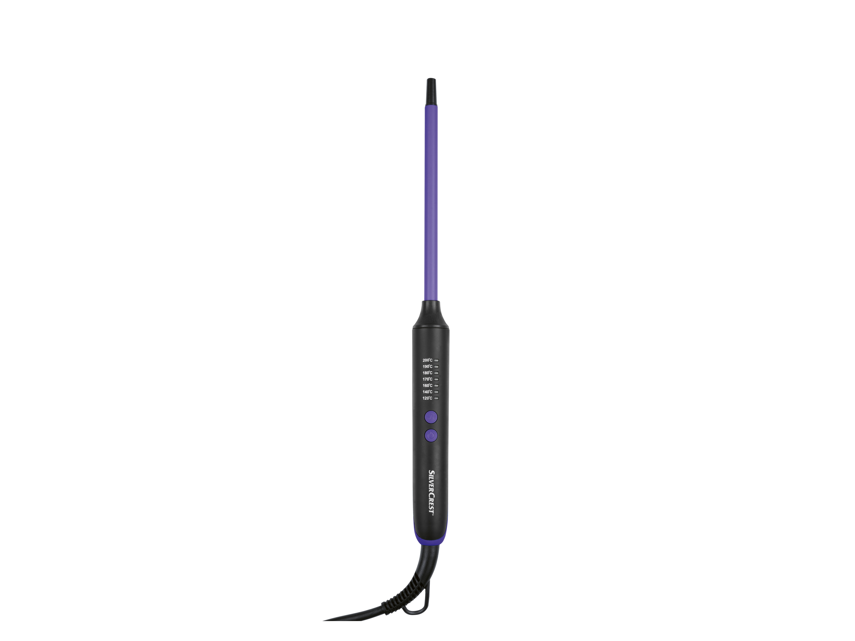 Silvercrest Personal Care Lokówka z rękawicą ochronną Czarny/fioletowy
