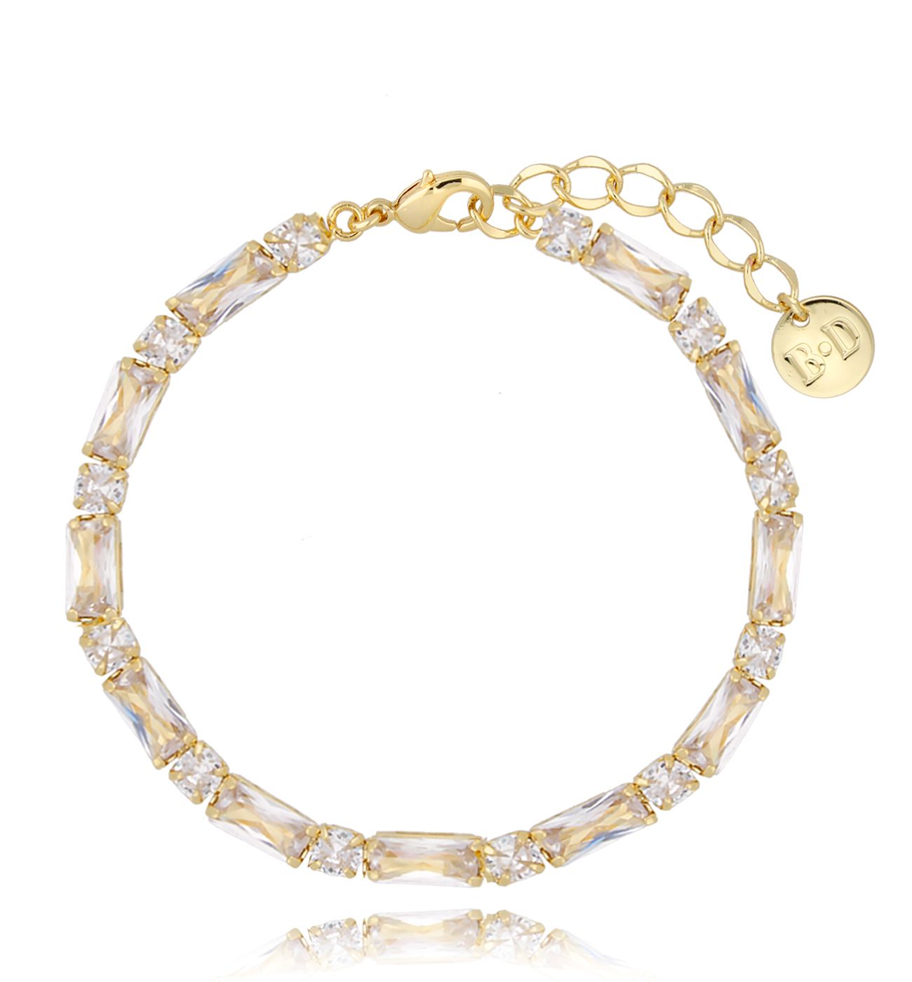 Bransoletka tenisowa kryształowa Eternity BSS0058 - By Dziubeka