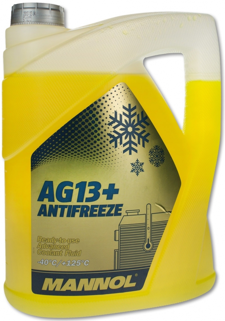 MANNOL PŁYN DO CHŁODNIC AG13+ G13 5L ŻÓŁTY - Petrostar