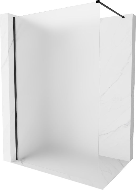 Ścianka prysznicowa Mexen Kioto-X czarna 120x200 cm 800-120-101-70-30-X1 szt.