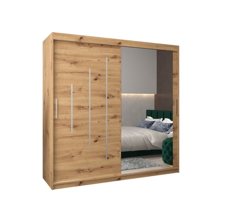 Szafa przesuwna Garderoba Abiks YORK 2 200 artisan/artisan 1 szt.