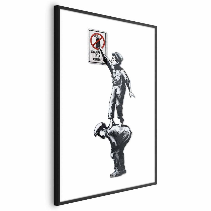 Plakat Artgeist Graffiti 60x90 cm z ramą czarną 1 szt
