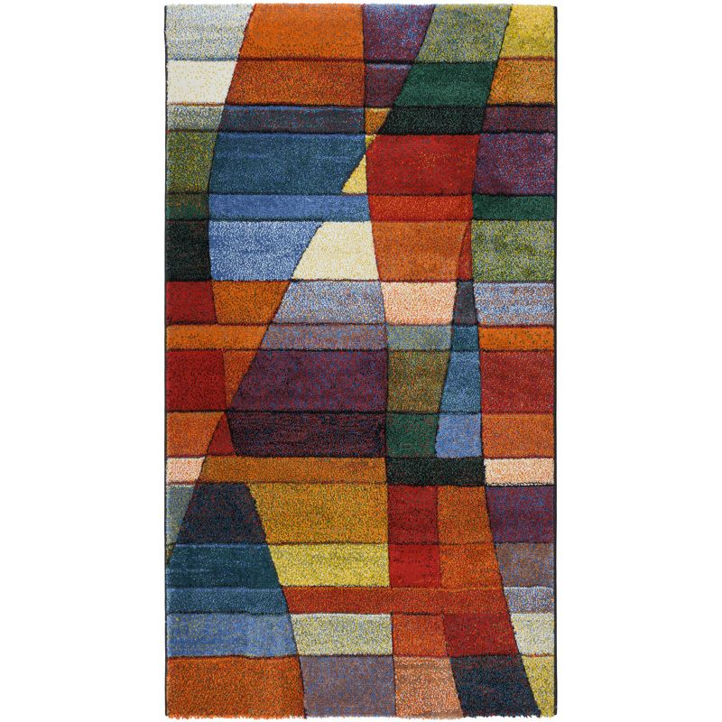 Dywan 80 x 150 cm Zefir e-floor geometryczny wielokolorowy 1 szt