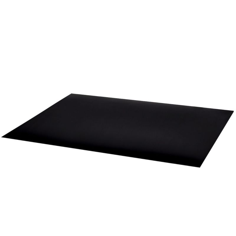 Mata pod krzesło, fotel biurowy Springos 90x45x0,1cm podkładka na biurko czarna 1 szt.