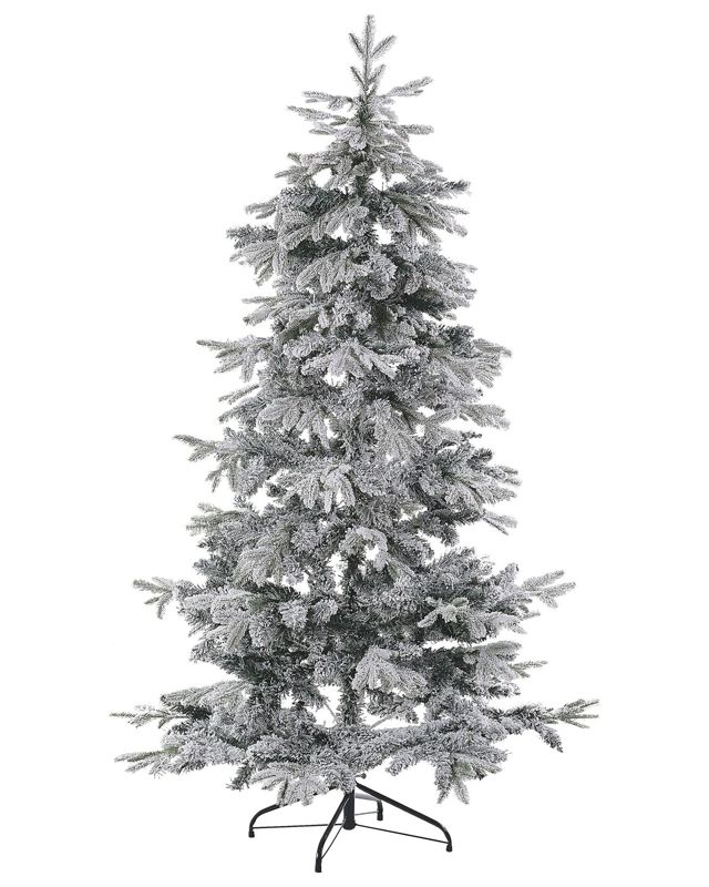 Ośnieżona sztuczna choinka 210 cm biała Tomichi 1 szt.