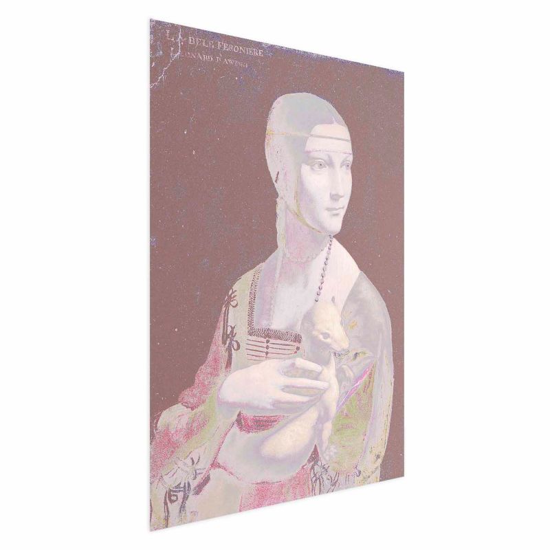 Plakat Artgeist Pastelowa dama 29,7x42 cm bez ramy 1 szt