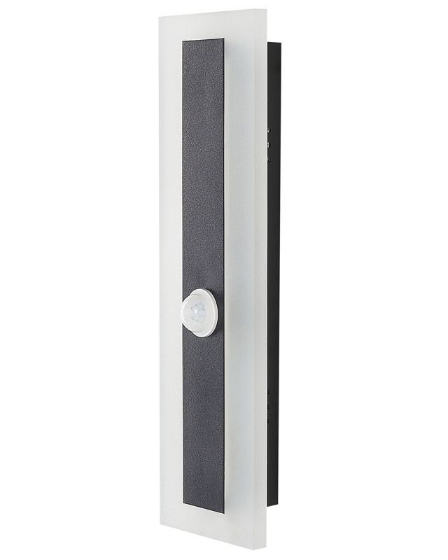 Lampa ścienna ogrodowa LED Savane 30 cm Z czujnikiem ruchu Czarny 1 szt.