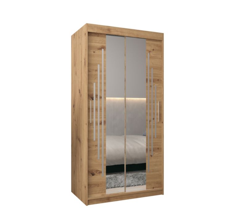 Szafa przesuwna Garderoba Abiks YORK 1 100 artisan/artisan 1 szt.