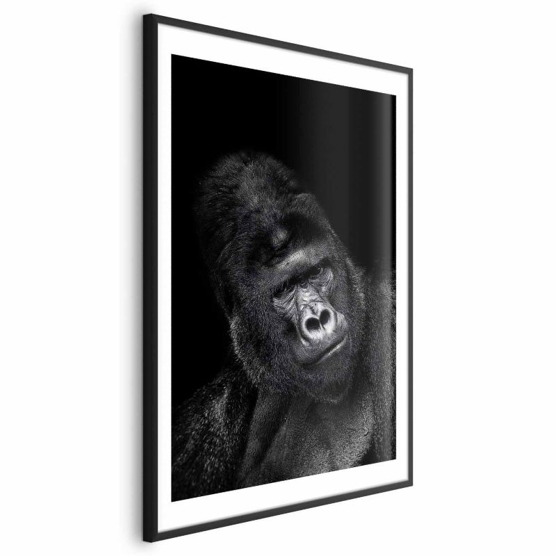 Plakat Artgeist Goryl 21x30 cm z ramą czarną 1 szt
