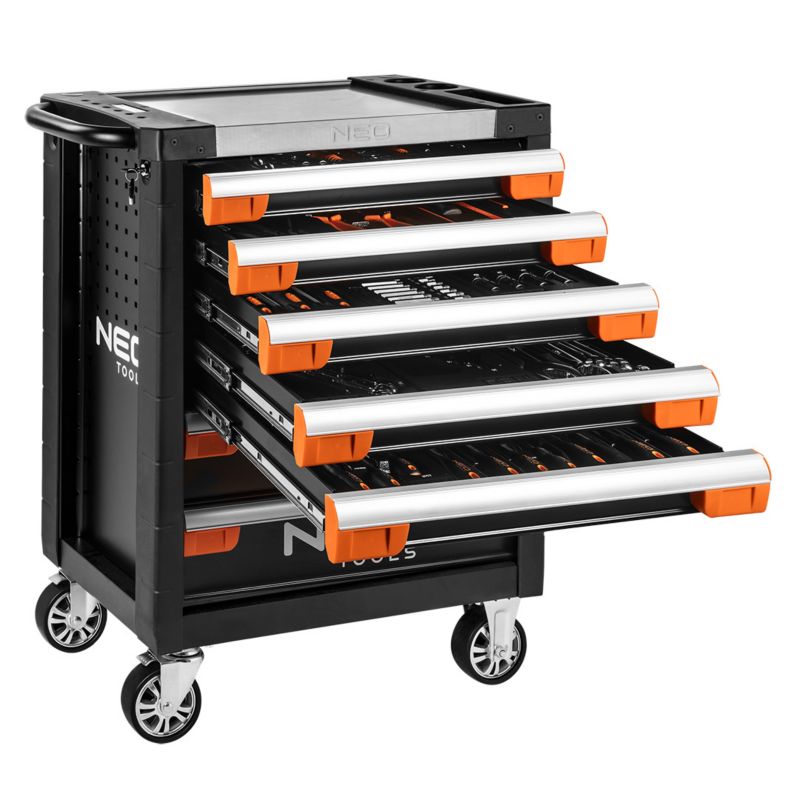 Szafka narzędziowa NEO TOOLS 7 szuflad PRO, 174 elementy 1 kpl