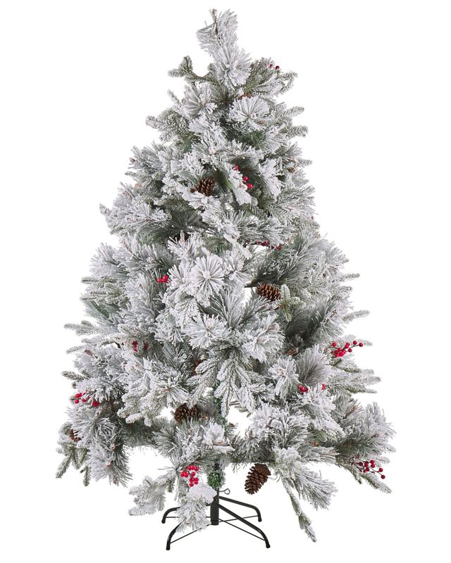 Ośnieżona sztuczna choinka 180 cm biała Masala 1 szt.