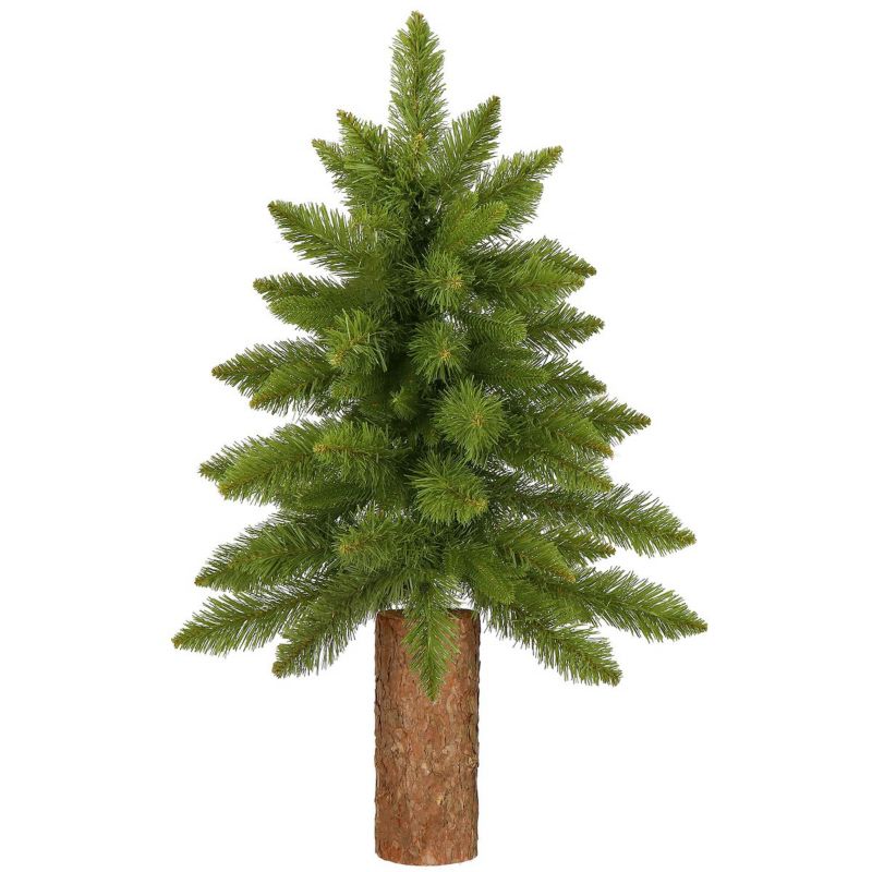 Sztuczna choinka na pniu Springos 90 cm jodła mini, drzewko świąteczne 1 szt.