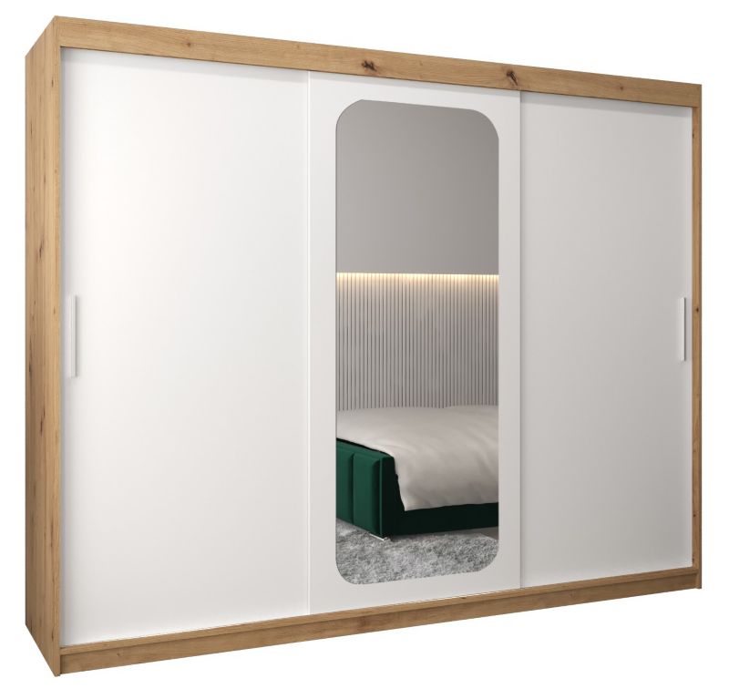 Szafa przesuwna Garderoba Abiks PROMO T2 250 artisan/biały 1 szt.