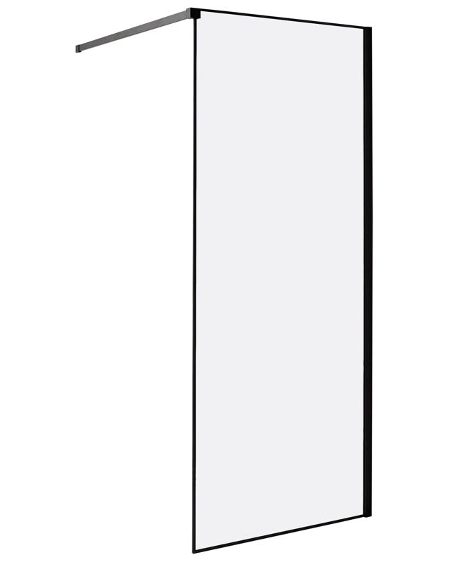 Ścianka prysznicowa Waspam 80 x 190 cm Czarny 1 szt.