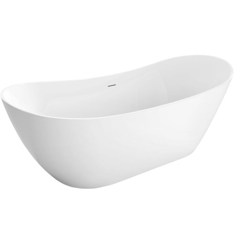 Wanna Akrylowa Wolnostojąca Rea Kerrano 170Cm Biały 170X73X67Cm 1 Szt