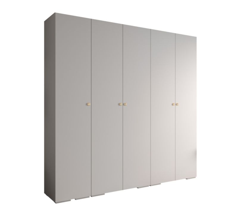 Szafa ubraniowa Garderoba Abiks INOVA 2 2,5SZ biały 1 szt.