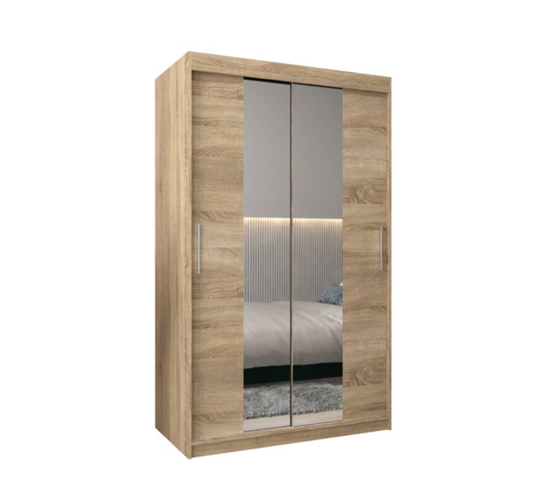 Szafa przesuwna Garderoba Abiks Tokyo 1 120 sonoma + sonoma 1 szt.