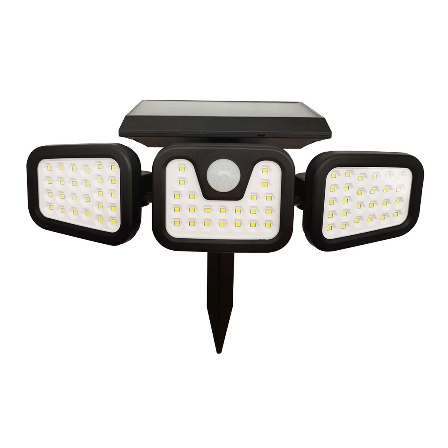Naświetlacz solarny LED TRIO z czujnikiem PIR max 600lm 6000K IP44