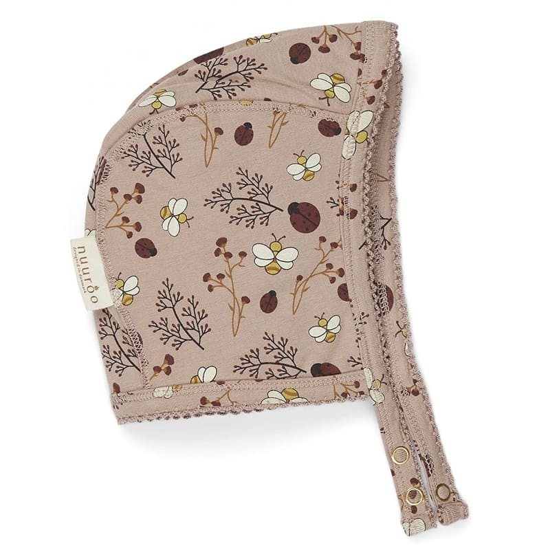 Nuuroo, bonetka z organicznego jerseyu Flower Bee rozmiar M