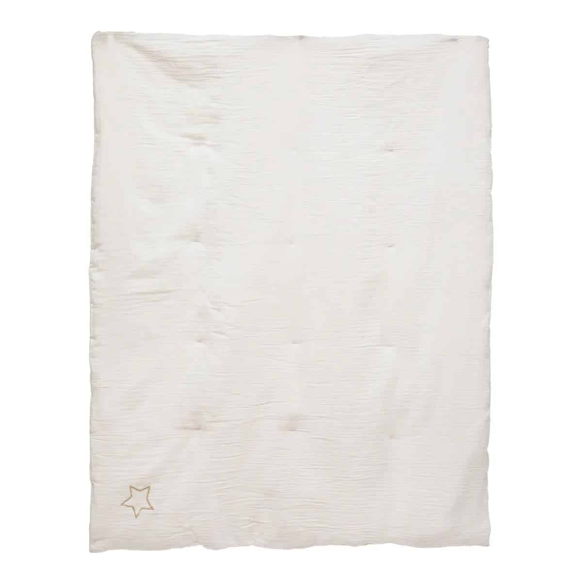 Muślinowa kołderka z wypełnieniem Lili white 100 x 140 cm db