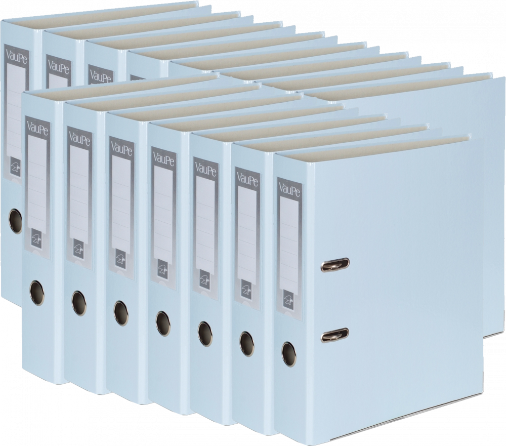 15x Segregator A4 VauPe FCK, 50mm, pastelowy niebieski