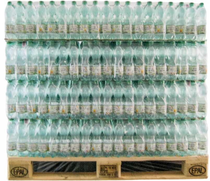 480x Woda gazowana Kuracjusz Beskidzki, 0.5l, butelka PET