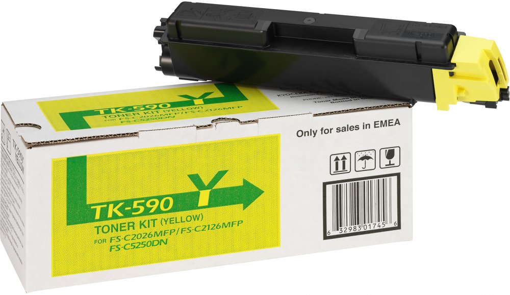 Toner Katun 43405 (TK-580Y), z chipem, 2800 stron, yellow (żółty)