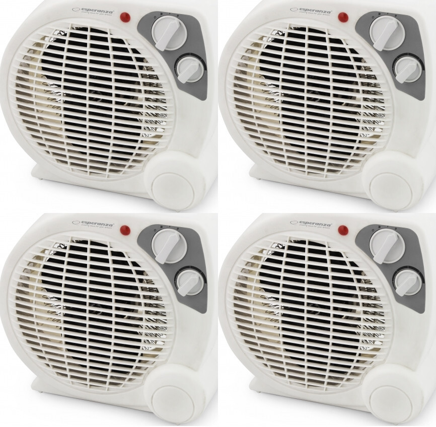 4x Termowentylator Esperanza Mojave EHH002, biały