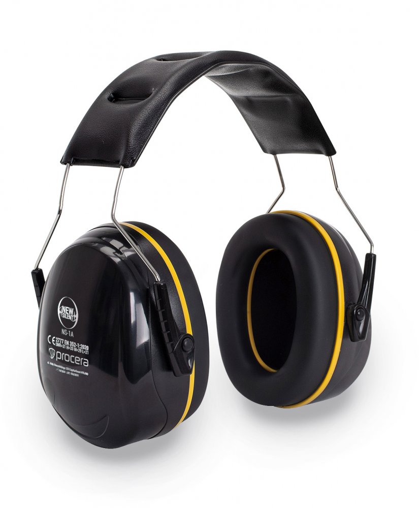 Nauszniki ochronne Procera New Silent NS-1A, czarno-żółty