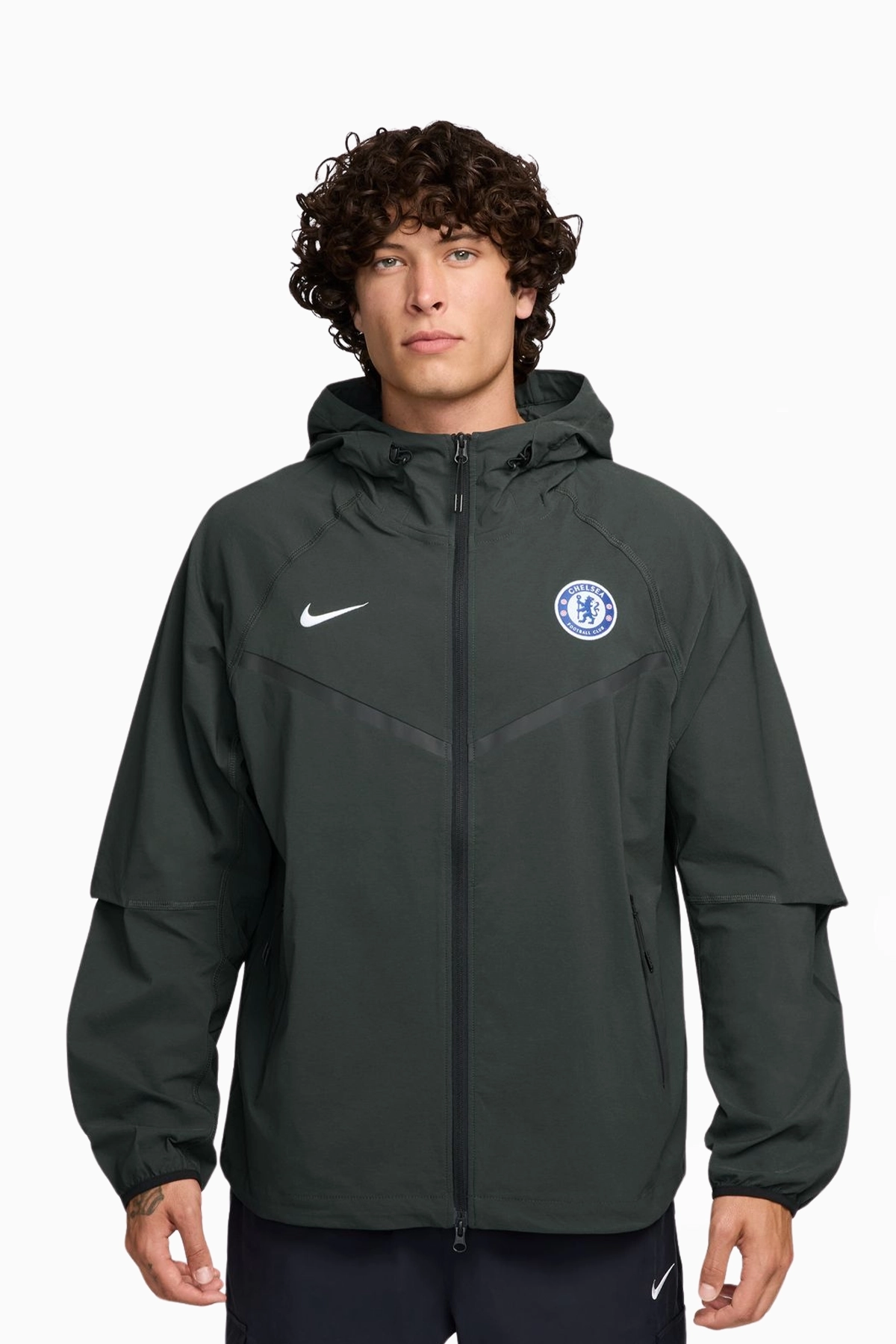 Kurtka Nike Chelsea FC 25/26 Tech Windrunner - Czarny
