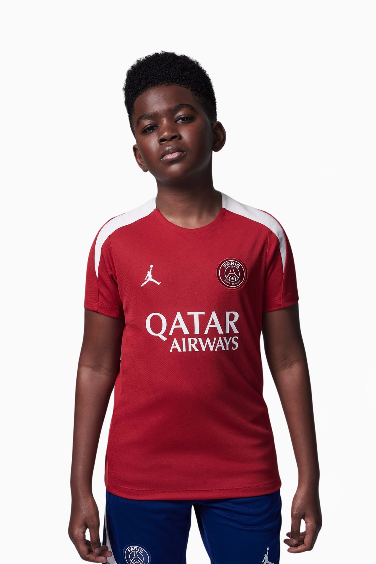 Koszulka Nike PSG x Jordan 24/25 Strike Junior - Czerwony