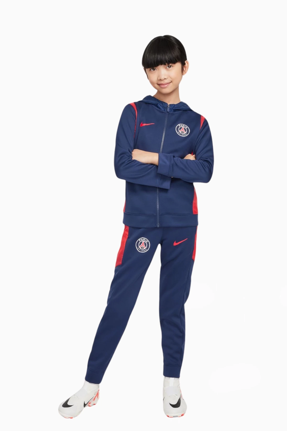 Dres Nike PSG 24/25 Woven Junior - Granatowy