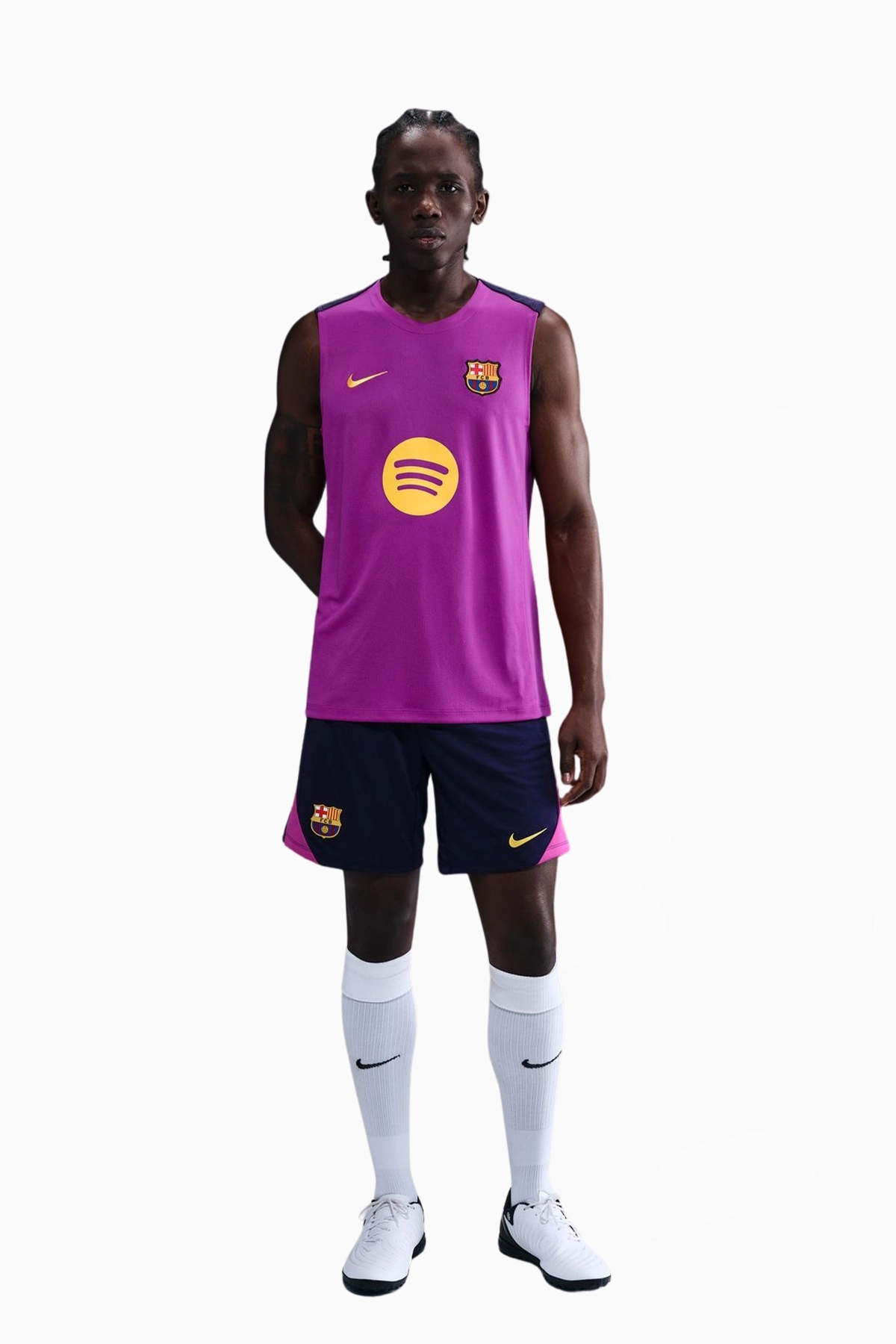 Koszulka bez rękawów Nike FC Barcelona 25/26 Strike - Fioletowy